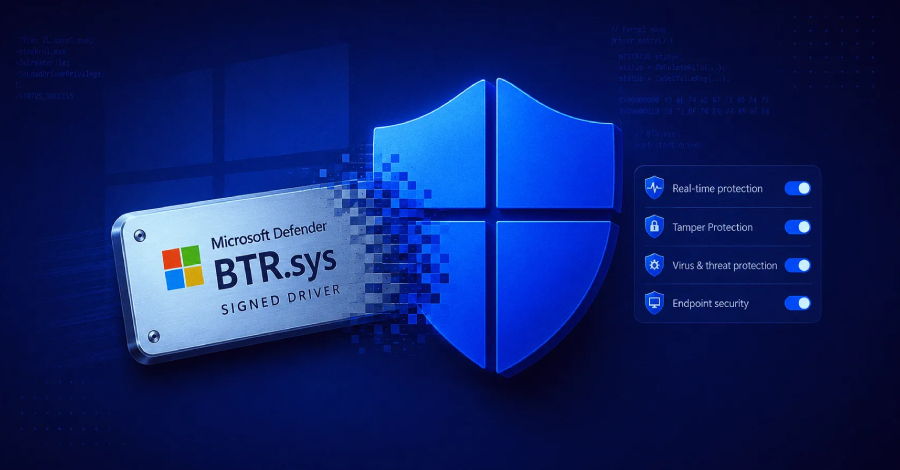 Driver do Microsoft Defender pode ser usado para desativar proteções do Windows